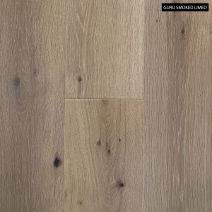 Guru Smoked Limed 3mm Veneer 14mm Engineered European Oak Flooring